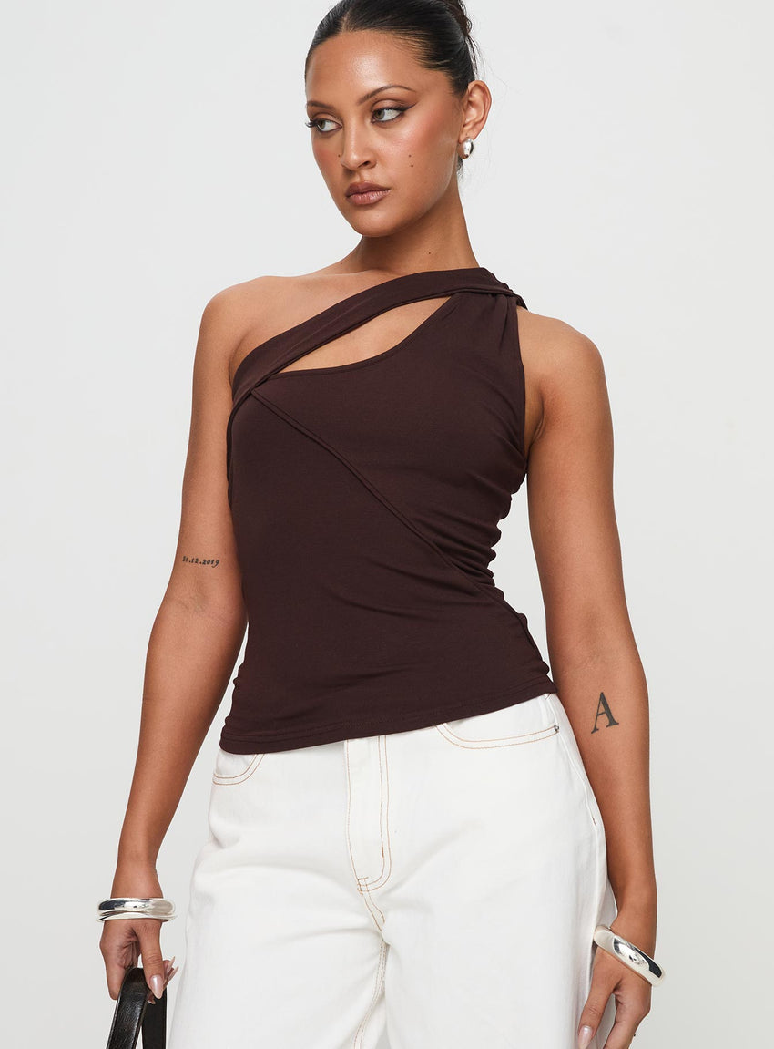 Valoria Top Brown
